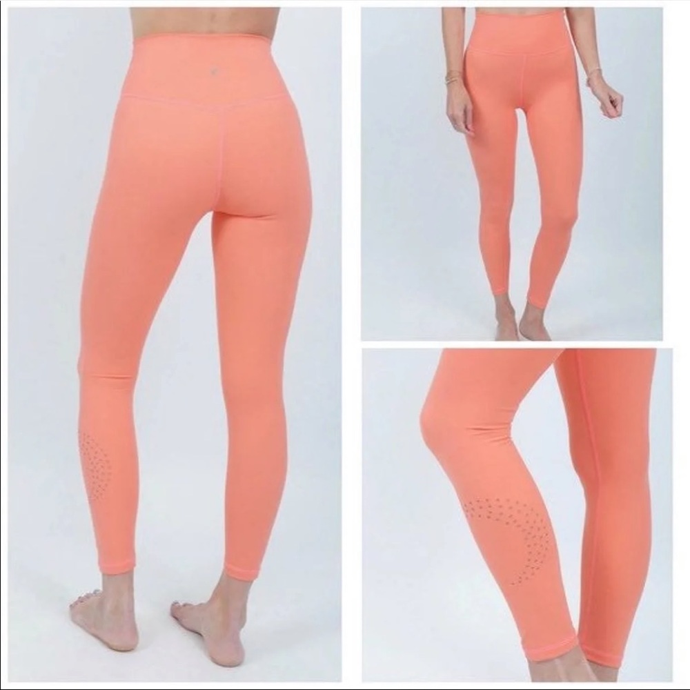 Coral Zyia Leggings
